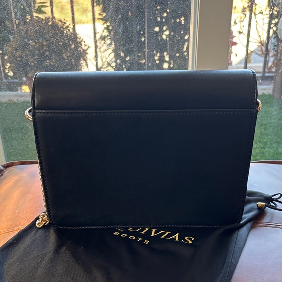 Black and Gold Crossbody Bag - Picture 4 of 5